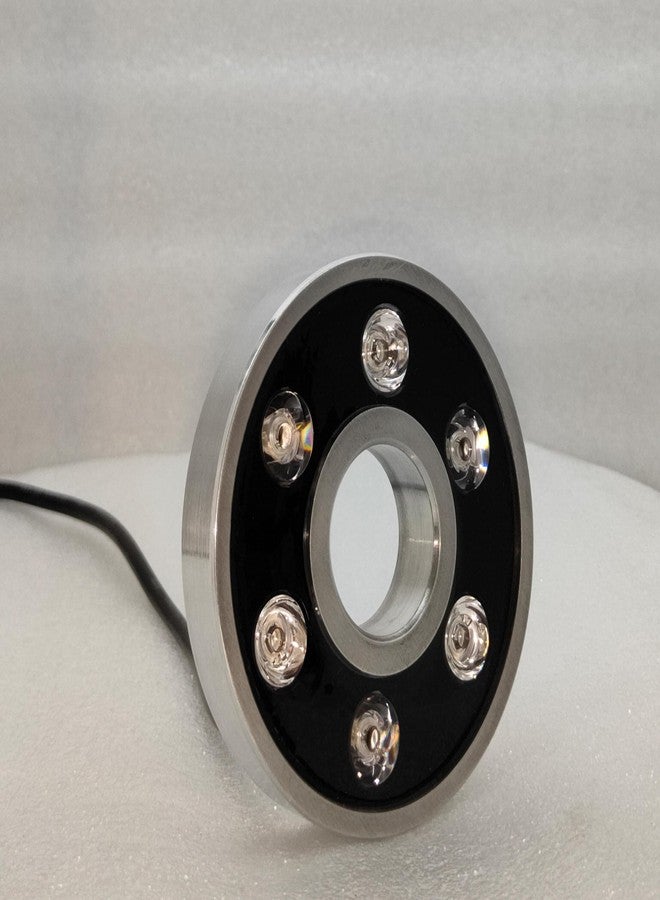 Aqua Light, 6 LEDs Fountain Nozzel Light, IP68 Waterproof, Warm White Colour, Round Shap (1 PCS Ligh - Image 1