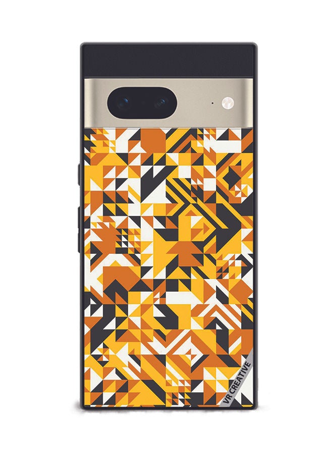 VR CREATIVE Protective Case Cover For Google Pixel 7 Geometrical Design Multicolour - Image 1