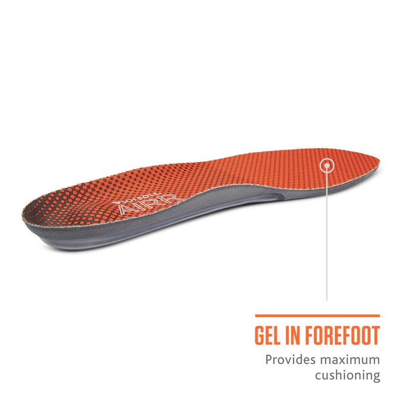 Sof Sole mens Airr Performance Full-length Insole, Orange, 11-12.5 US - Image 4