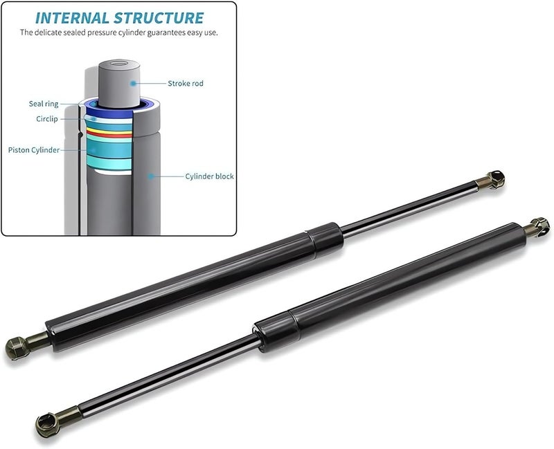 JSTEE Rear Hatch Gate Lift Supports Struts Shocks Gas Springs 6156 for Chevrolet Suburban, Tahoe, GMC Yukon - Image 3