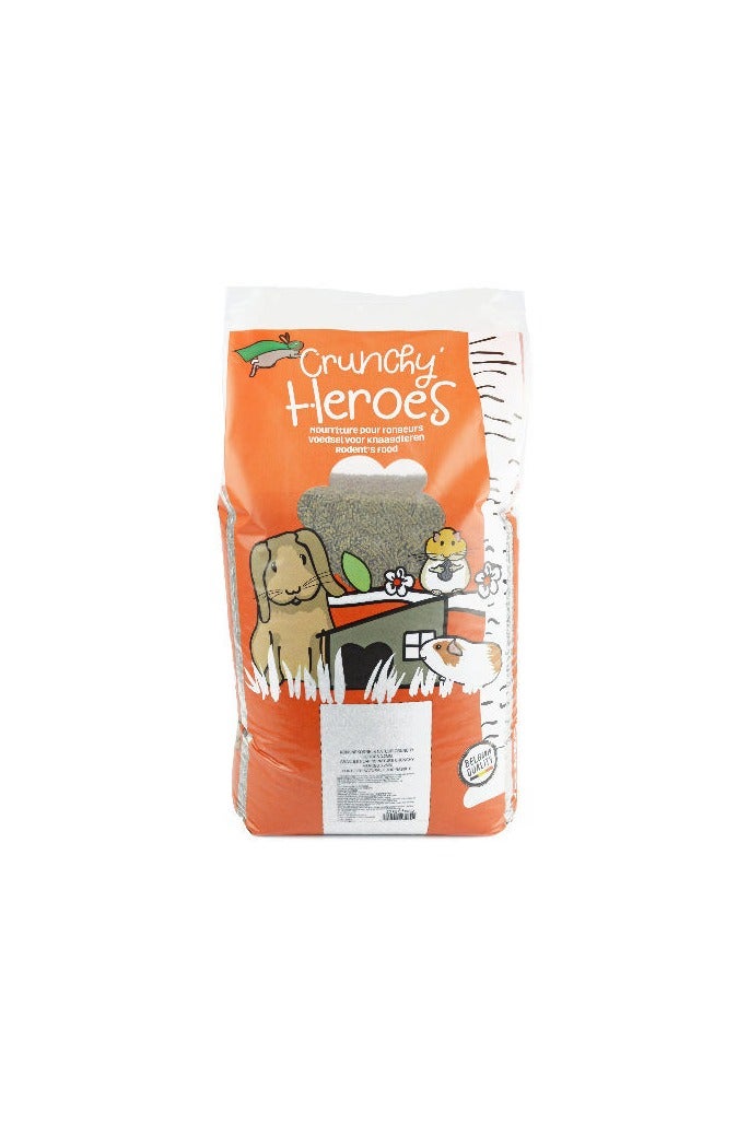 غريزو جرزو حبيبات مقرمشة للأرانب هيروز 3.2 ملم – طعام طبيعي مدعم للأرانب – 20 كجم – صنع في بلجيكا - Image 4