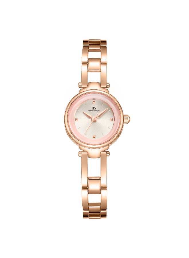 KENNETH SCOTT Women's Stainless Steel Analog Watch K23516-RBKK - 23.5 mm  - Image 1