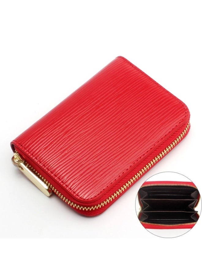 Mark Fairwhale New Water Ripple Short Leather Wallet 