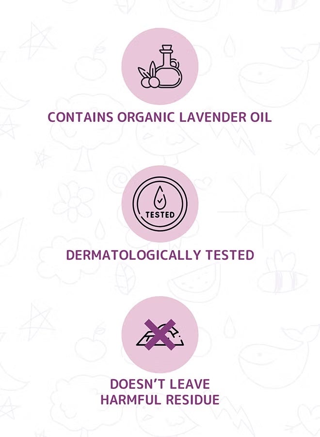 FRIENDLY ORGANIC Baby Laundry Detergent Lavender 1000ml - 100% Organic with Vegan Plant Derived Ingredient, Fragrance Free, Hypoallergenic & Dermatologically Tested - Image 5