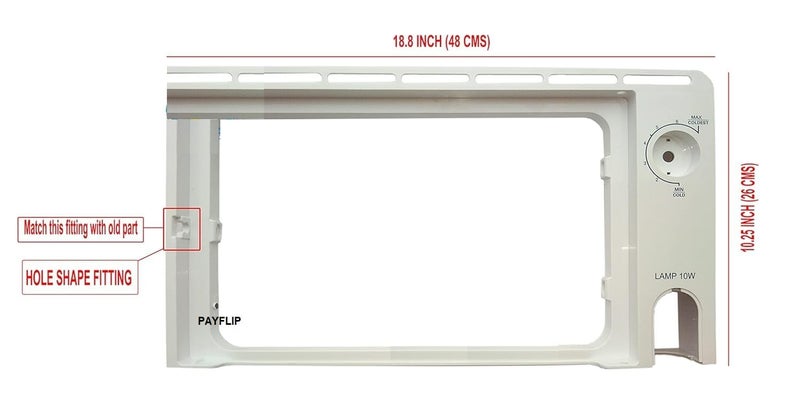 Payflip Payflip Freezer DoorKnob Lock Freezer Frame Pack Compatible With LG Refrigerator Models GLB281BSCX GLB281BPZX GLB281BBCX GLD241ABCU GLB281BPZX GL 225 GL 245 GL 281285 Series  - Image 4