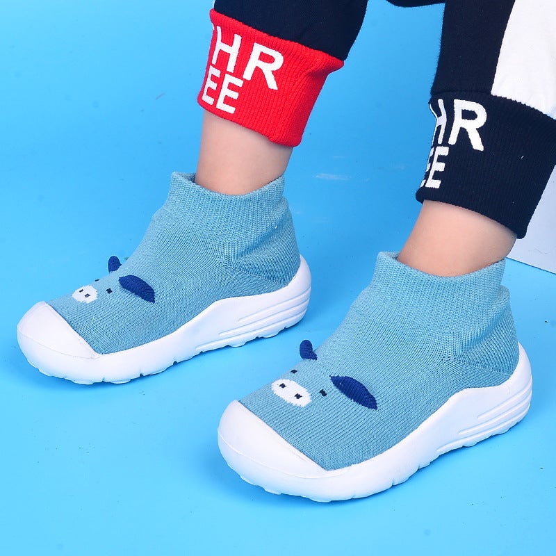 Four Seasons New Children'S Socks Shoe Board Hosiery Shoes Home Baby Toddler Shoes - Image 4