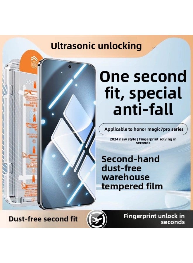 For Magic7 Tempered Film Unlock Dust Removal Magic7pro Full Screen HD Protective Film Magic2 Screen Protector Sticker-Colour:[unlocked Version-dust Removal Bar] Hd Version-Size:Magic7  - Image 1