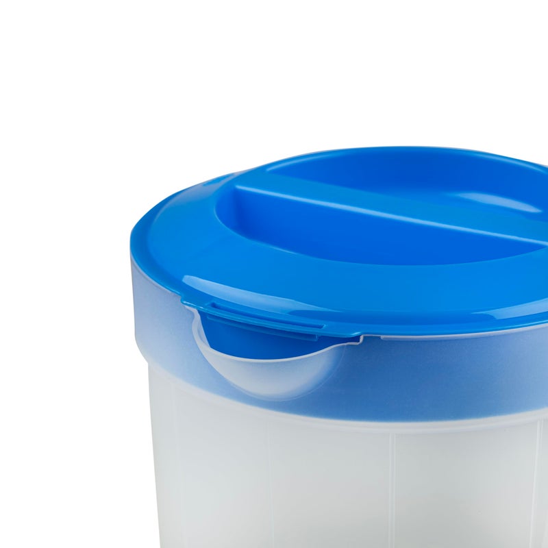 VOXRO 2-Pack 1-Gallon Plastic Pitchers with Lids â€“ Iced Tea Pitchers with Twist Cover BPA-Free, Dishwasher & Freezer Safe, Ideal for Water, Juice & Fridge Storage - Image 4