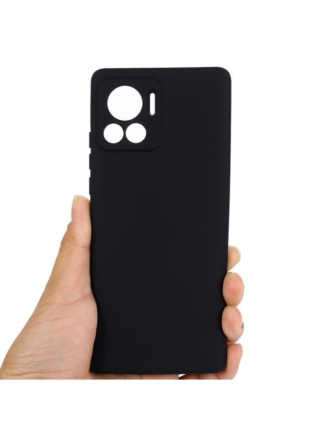 اس-توب جراب لهاتف Motorola Edge 30 Ultra / Moto X30 Pro، جراب هاتف مقاوم للصدمات من السيليكون السائل بلون نقي - Image 3