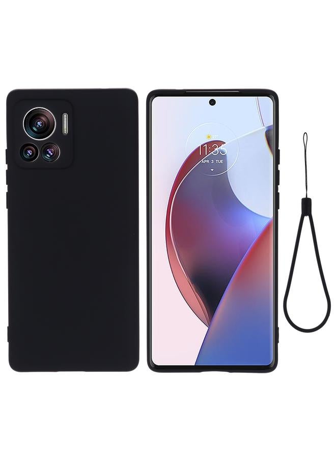 اس-توب جراب لهاتف Motorola Edge 30 Ultra / Moto X30 Pro، جراب هاتف مقاوم للصدمات من السيليكون السائل بلون نقي - Image 1