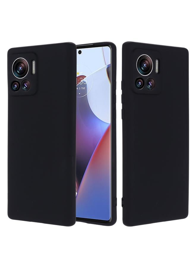 اس-توب جراب لهاتف Motorola Edge 30 Ultra / Moto X30 Pro، جراب هاتف مقاوم للصدمات من السيليكون السائل بلون نقي - Image 2