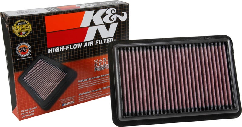 كيه آند إن Engine Air Filter: High Performance, Premium, Washable, Replacement Filter: Compatible with 2012-2018 HONDA/DONGFENG HONDA (CR-V IV, CR-V), 33-3094 - Image 1