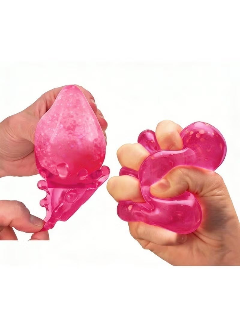 Needoh Dream Drop - Sensory Squeeze Toy with Dreamy Smooth Squeeze-Pink - Image 2