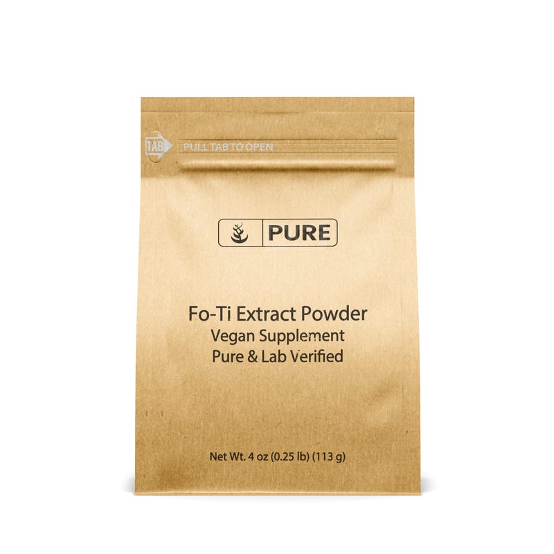 Pure Original Ingredients FoTi Extract Powder 4 oz Chinese Climbing EcoFriendly Packaging Natural Fine Ground
