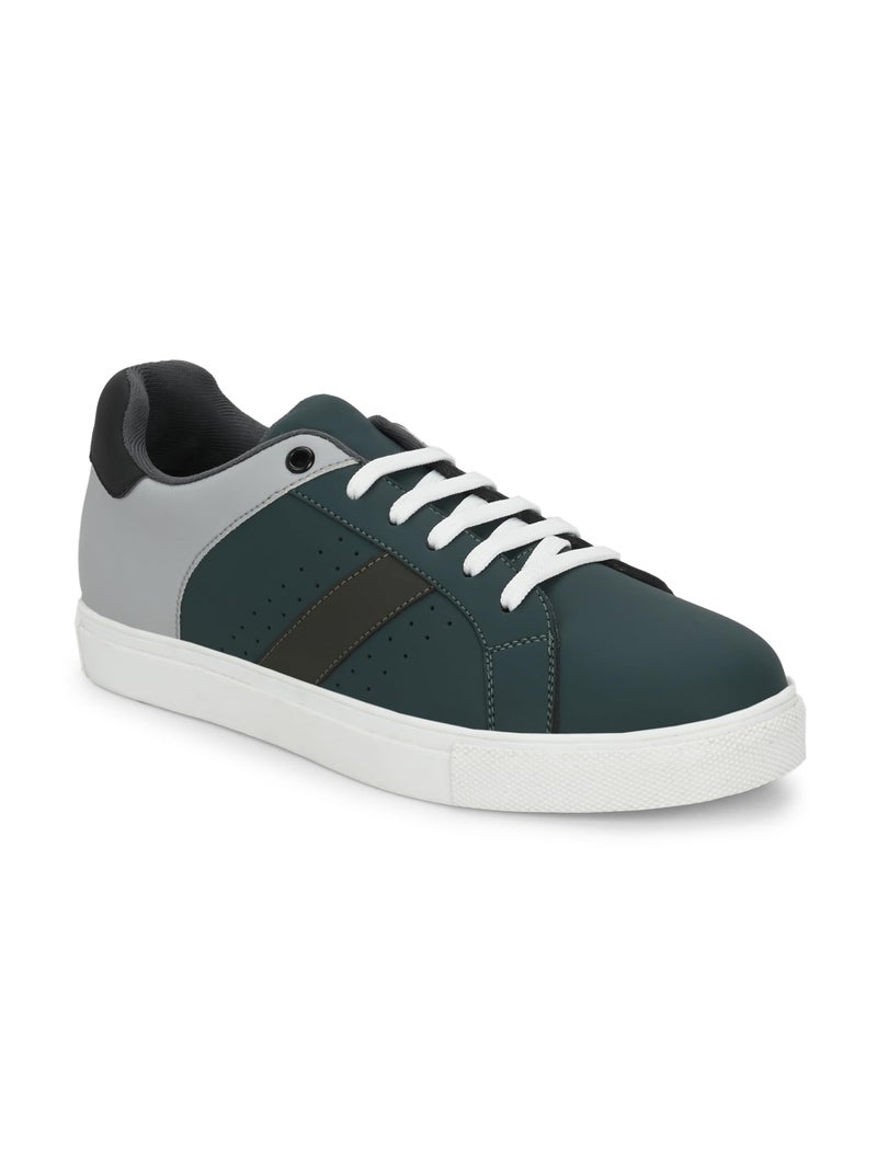 Centrino Women Casual Sneaker | Ultra Soft Cushion | Trendy & Lightweight Design | Low Top Flat Sole | Colorblock Sneakers | White Sneakers Girl Shoes 7604-12 - Image 2