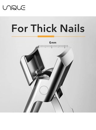 2 Pcs Nail Clippers,Mess Free Nail Clippers for Men & Women, Ultra Sharp Finger Nail and Toe Nail Clipper Set for Thick Toenails with File - view 3