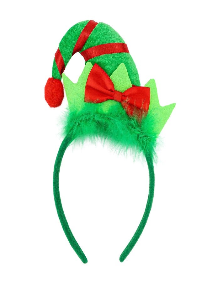 ACO-UINT Elf Headband Green Headband Antlers Elf Costume Headwear Elf Hair Hoop Hair Accessories for Women and for Party Play Chrismas Festival Photography - Image 1