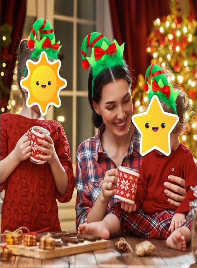 ACO-UINT Elf Headband Green Headband Antlers Elf Costume Headwear Elf Hair Hoop Hair Accessories for Women and for Party Play Chrismas Festival Photography - Image 5