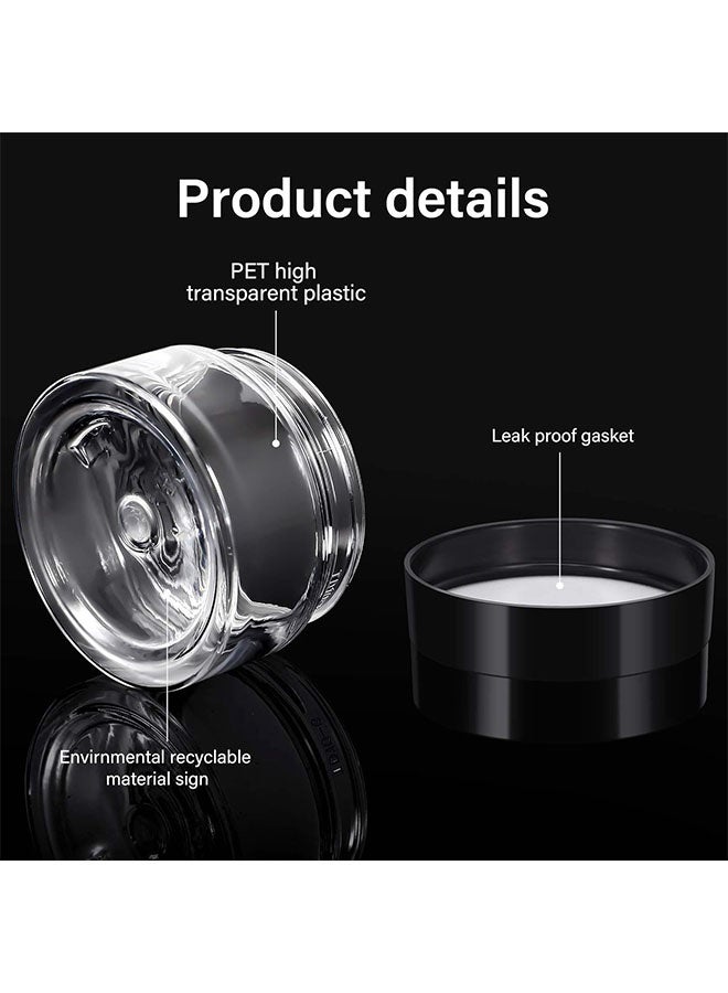 جيوستوس 1 أوقية من الجرار الكريمة التجميلية ، حاويات تخزين بلاستيكية صغيرة ، مع أغطية للكريمات/المستحضرات - Image 2