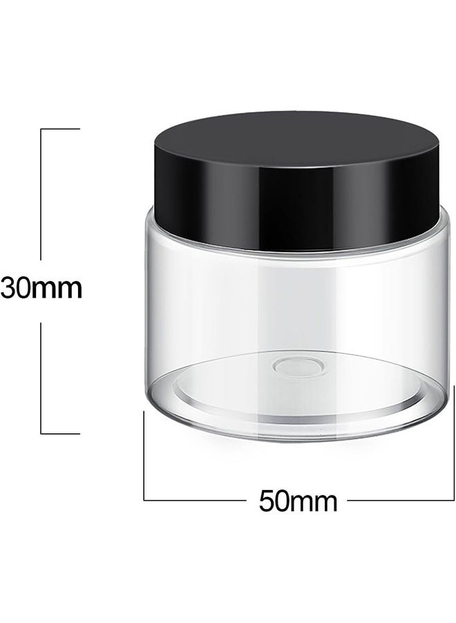 جيوستوس 1 أوقية من الجرار الكريمة التجميلية ، حاويات تخزين بلاستيكية صغيرة ، مع أغطية للكريمات/المستحضرات - Image 3