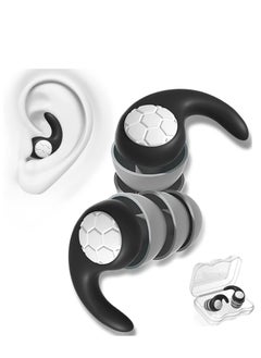 ARNOTEC Ear Plugs for Noise Reduction - Soft Silicone Ear Plugs [Three Layer] Ear Plugs for Sleeping and Concentration, Social Gatherings, Noise Sensitivity & Parenting - 40dB  - Image 2