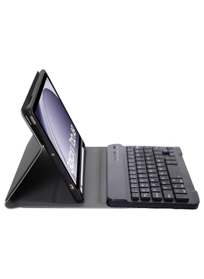 Generic - Keyboard Case Compatible with Samsung Galaxy Tab A9 plus+ 11 SM-X210/X216/X218 Slim PU Cover Detachable Wireless Galaxy Tab A9 Tablet Keyboard Case with Pen Holder - Image 1
