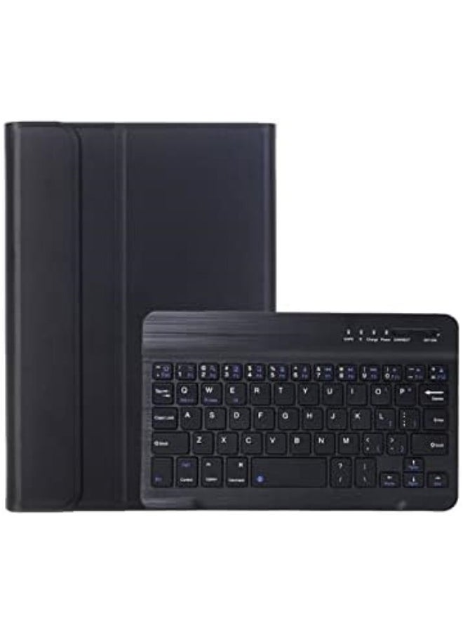 Generic - Keyboard Case Compatible with Samsung Galaxy Tab A9 plus+ 11 SM-X210/X216/X218 Slim PU Cover Detachable Wireless Galaxy Tab A9 Tablet Keyboard Case with Pen Holder - Image 1