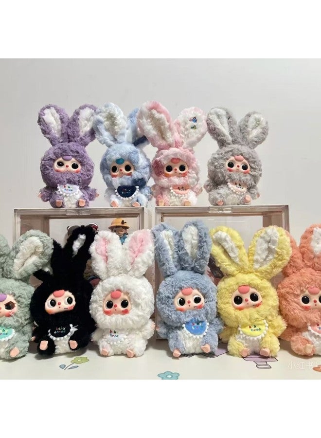 Motherland Edition Baby Three-year-old Three-generation Zodiac Lily Town Rabbit Ocean Magic Mirror Plush Blind Box Doll-Color:Romantic Ocean-Specifications:A Blind Box