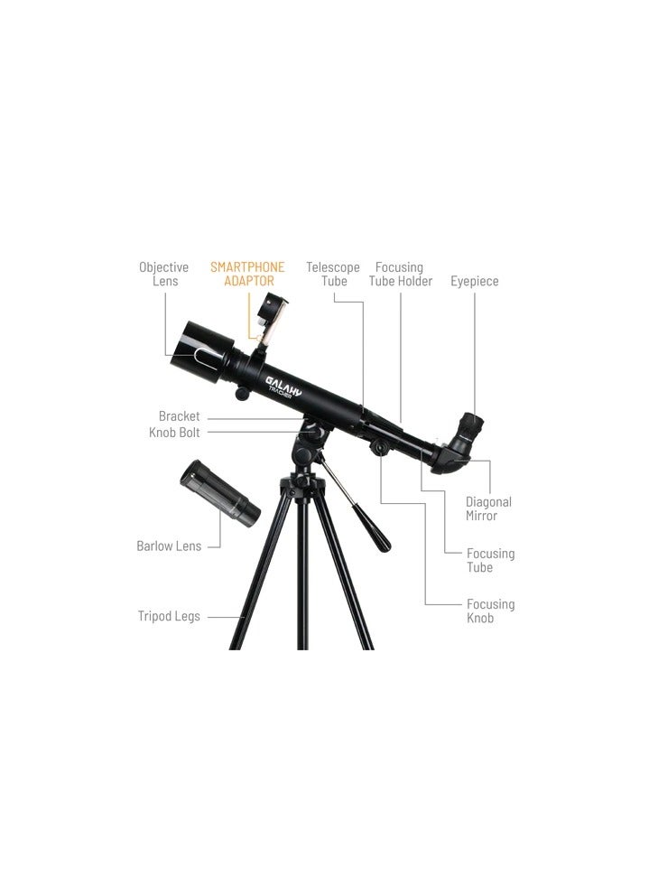 Eastcolight Galaxy Tracker- 375 Power 50Mm Wide Angle Hd Telescope - Image 4