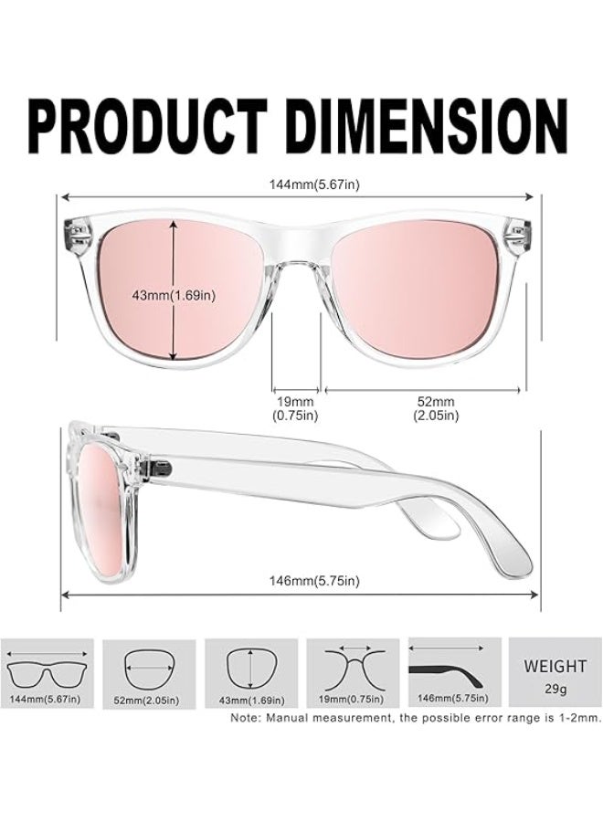 KANASTAL Polarized Sunglasses Men, Fashion Square Sun Glasses Women, Classic Shades for Womens, Driving Fishing Outdoor 100% UV400 Protection - Image 3