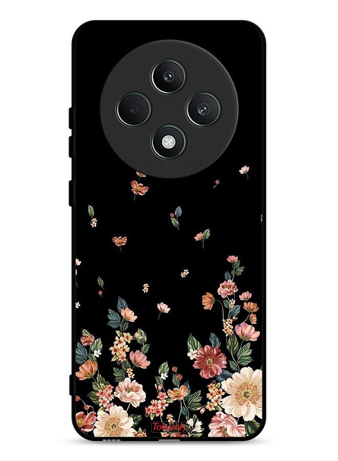 Tolwak Oppo Reno12 F 5G Protective Case Cover Small Flowers In Bottom - Image 1