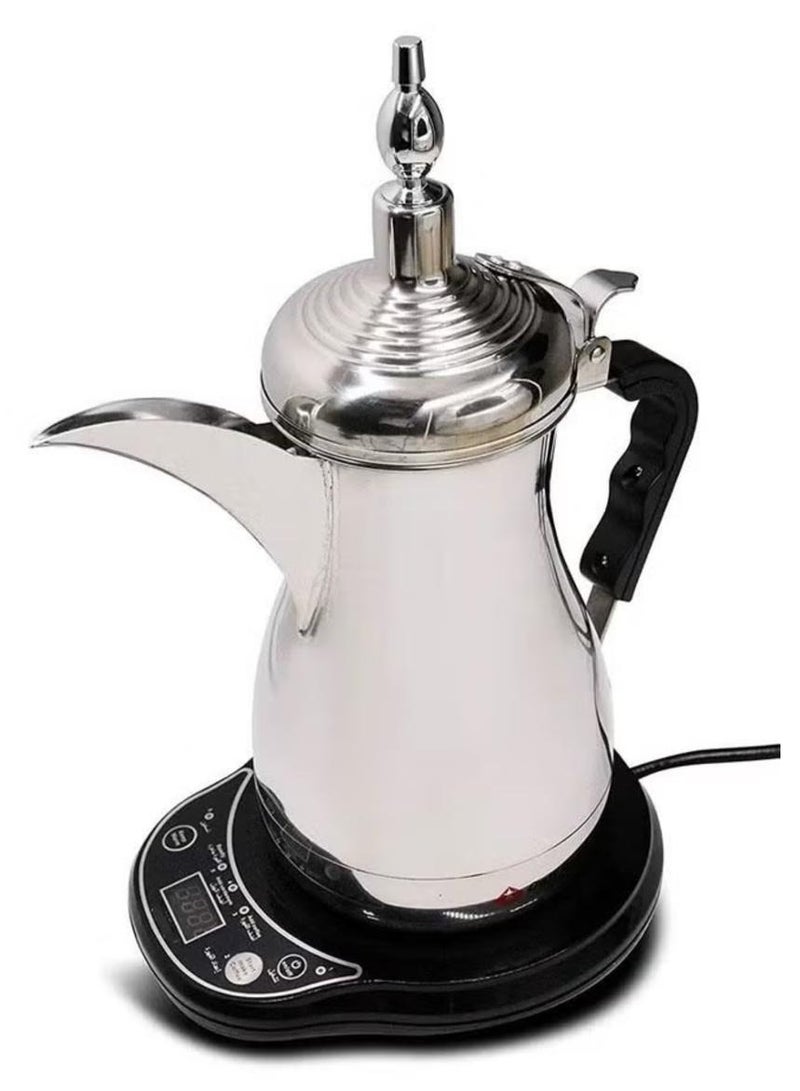 Dallah Khaleej 1 liter  silver color - Image 3