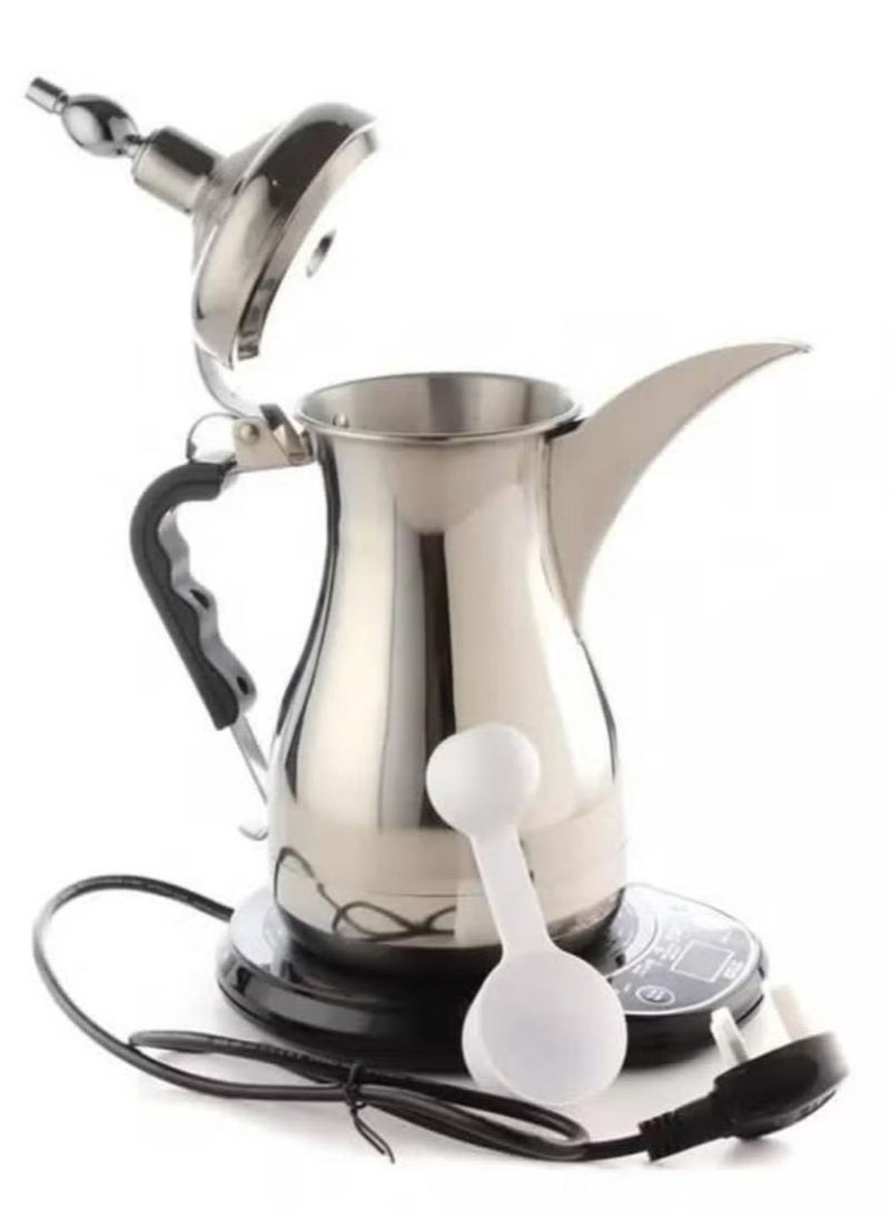 Dallah Khaleej 1 liter  silver color - Image 4