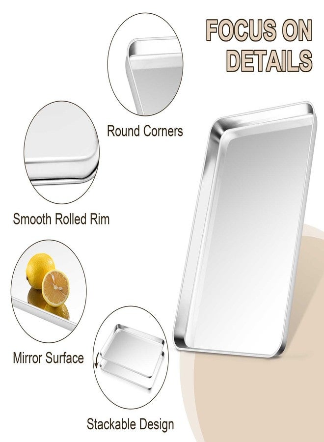 TeamFar Stainless Steel Baking Sheet with Rack & Mat Set, 2 Baking Pans + 2 Cooling Racks + 2 Silicone Mats, 16inch - Image 3