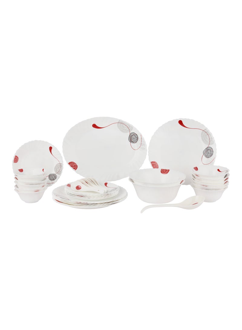 DELCASA Delcasa 34 Piece Dazzle Opalware Dinner Set- DC3462  - Image 1