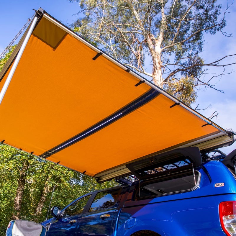 ARB 4x4 Accessories 814410 Retractable Awning with Led Light Strip Included 2500x2500mm 82 Feet Ideal for Camping Roadtrips Outdoor Trips Travel Expeditions RV Camper 4x4 and SUV - Image 3