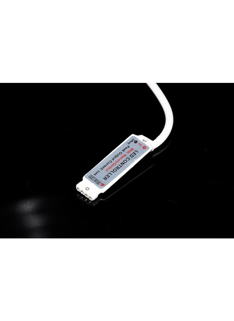 Tawitec - RGB LED Control Remote Animated Rf (Radio Frequency) 12 Volt 44 Key RGB Strip LED Controller - Image 1