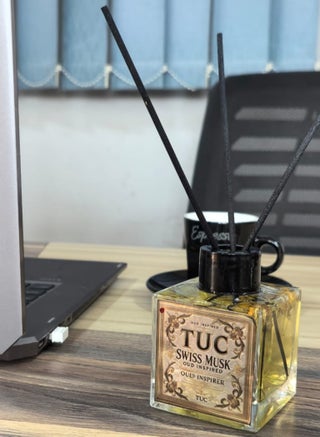 TUC Swiss Musk Reed Diffuser – 100ml – Long-Lasting Aroma - pzsku/Z68633B526858023C2A9EZ/45/1751788332/8f4dda34-47e3-4872-b38a-7ea46ad9444b