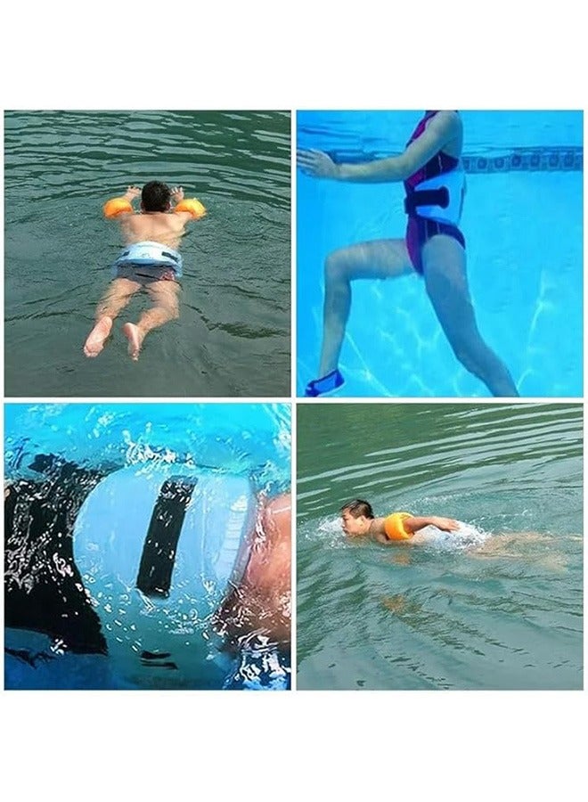 HaHaHai Floating Swim Belt Aerobic Exercise Belt - Foam Flotation Assist for Aquatic Fitness - Swimming Training Equipment for Low Impact Workouts, Aerobics and Blue Physical Therapy - Image 2