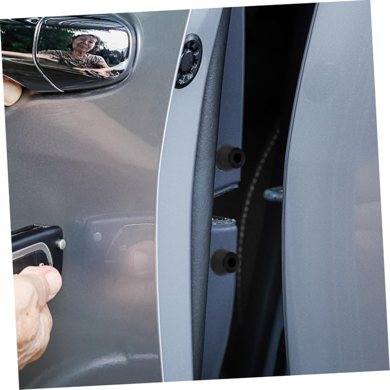 Black Rubber Bumper Pads 10pcs for Car Door Protection Easy Installation Collision Guard - Image 5