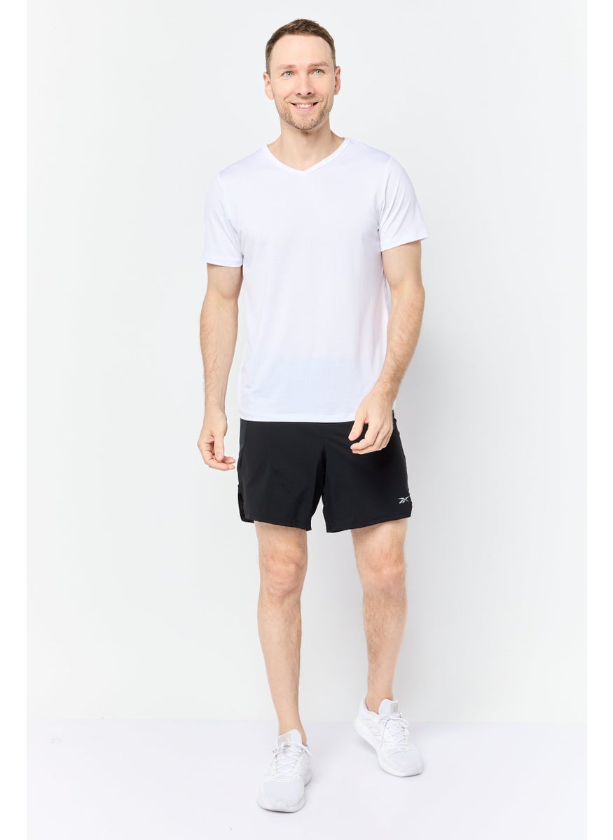 Reebok Men 7 Inseam Sportswear Fit Running Short, Black  - Image 2