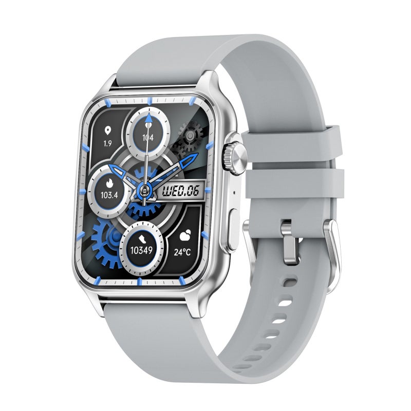 Smart Watch 1.96inch Full-screen Touch Health Monitoring Watch IP67 Waterproof BT Call Long Battery Life Multi-sport Modes Slim Body Men Women Health Monitor Watch - Image 1