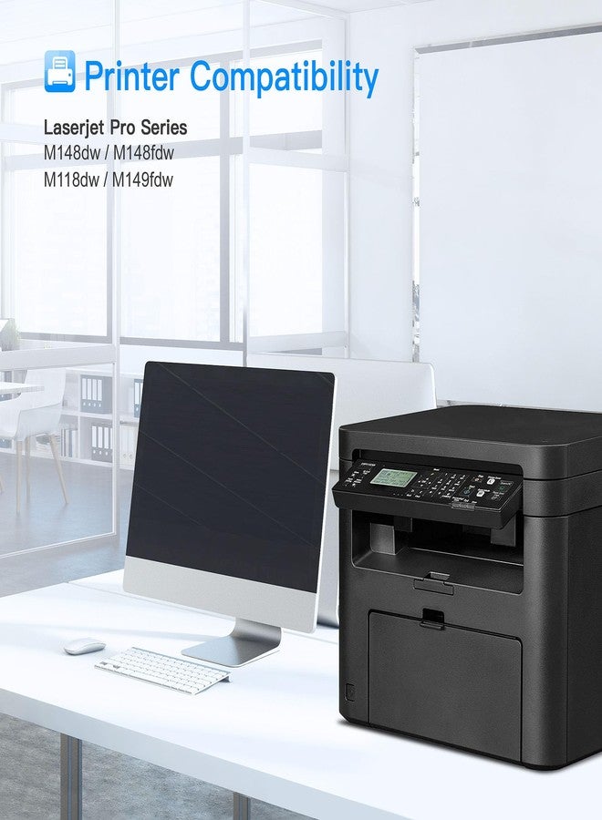 خرطوشة حبر بديلة متوافقة من LxTek لطابعات HP 94A CF294A، متوافقة مع طابعات LaserJet Pro M118dw، M118، M148dw، M148fdw، سلسلة M148، M149 (أسود، عبوة من قطعتين) - Image 2