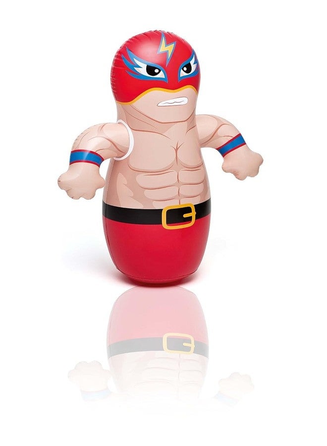 NELSTRAB:- Boxer Hit Me Inflatable Toy for Water Filled Base BOP for Toddlers PVC Boxer Punching Bag for Kids(Multi Color)(1 PIS) - Image 2