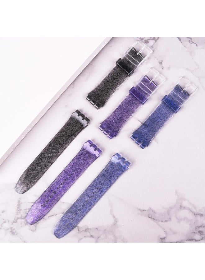 GreenOlive Silicone Rubber Watch Strap/Watch Band Replacement for Swatch (17mm 19mm 20mm), 17mm, Silicone, no gemstone - Image 5
