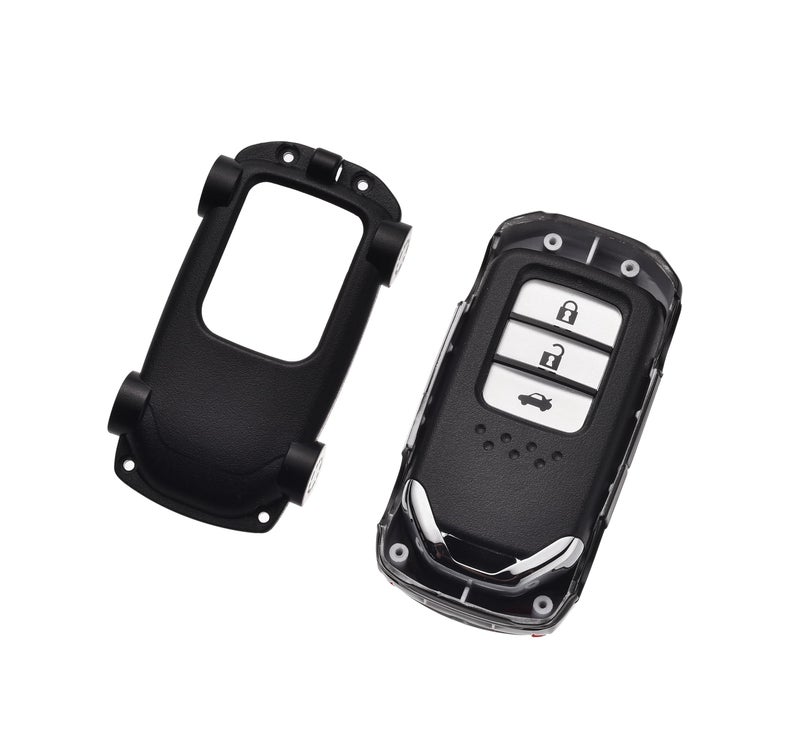 TopGrit for Honda Key Fob Cover - Key fob case compatible with Honda Accord Civic CRV Pilot Odyssey Passport Smart Remote Key - White - Image 5