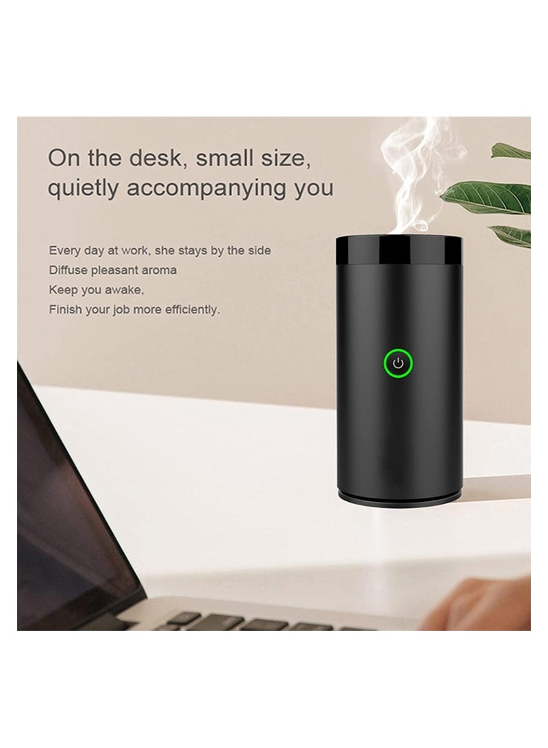 Electric Incense Burner, Car Electric Incense Burner, Portable USB Rechargeable Smart Electronic Incense Burner, bakhoor Burner for Home Use (Black)