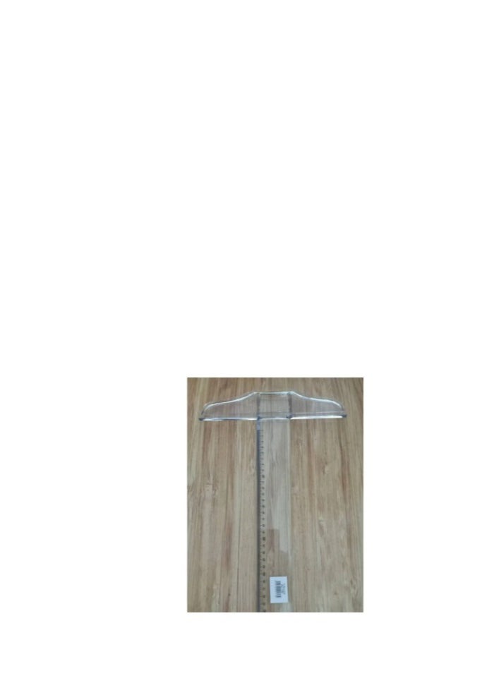 Terabyte T-Square Plastic Transparent T-Ruler No 138 for Drafting and General Layout Work  - Image 2