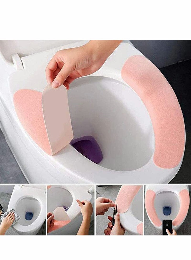 KASTWAVE Toilet Seat Covers, 12 Pair Toilet Seat Cushion Bathroom Toilet Seat Cushion - Image 5