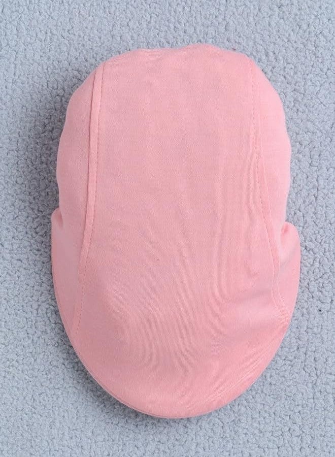 BUMZEE طقم ملابس أطفال أولاد من BUMZEE، مصنوع من القطن، بياقة نصفية وأكمام قصيرة، لون أزرق سماوي ووردي، مزين بفيونكة وحزام وقبعة - من 0 إلى 3 أشهر (Peb11107B-sbl) - Image 3